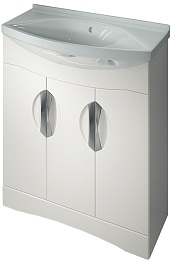 Какса-а Мебель для ванной Каприз 75 белая – фотография-4