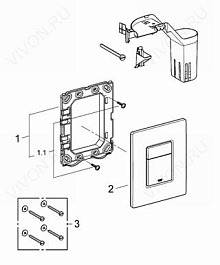 Grohe Кнопка смыва Cosmopolitan Set Fresh 38805000 – фотография-2