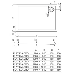 Roltechnik Душевой поддон "FLAT KVADRO 1000x800" – фотография-2