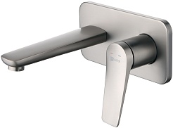 Lemark Смеситель для раковины чаши Bronx LM3726GM встраиваемый графит – фотография-2