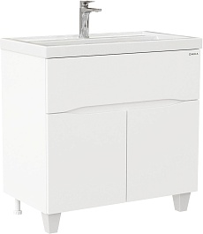 Onika Тумба под раковину Стрим 80.12 белая – фотография-1
