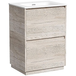 Sancos Мебель для ванной Libra Floor 60 дуб галифакс натуральный – фотография-3