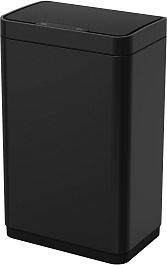 WeltWasser Ведро для мусора сенсорное WW Vegas BL 30L черное матовое – фотография-1