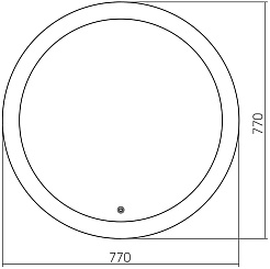 Mixline Зеркало Премьер Перла-2 77 – фотография-2