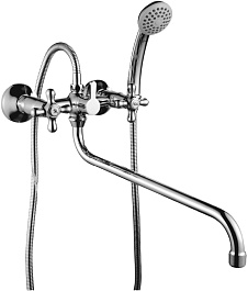 Rossinka Смеситель для ванны H02-84R универсальный хром – фотография-1