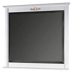 Водолей Зеркало для ванной "Анжелика 90" белое – фотография-1