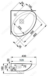 Cersanit Раковина Teta 38320 – фотография-2
