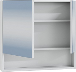 СанТа Зеркальный шкаф Сити 70 белый – фотография-2