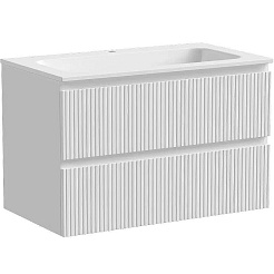 Sancos Тумба с раковиной Snob T 80 bianco раковина Grace 81 CN7012 – фотография-1