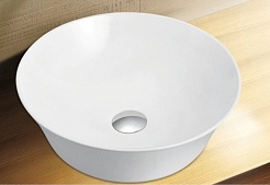 Esbano Раковина накладная Agate 42.5 белая – фотография-2