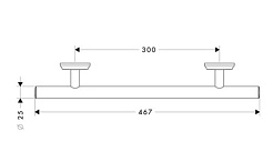 Hansgrohe Поручень Logis Classic – фотография-2