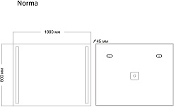 Grossman Зеркало Norma 100x80 – фотография-4