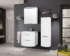 Style Line Мебель для ванной Жасмин-2 76 Люкс белая – фотография-5