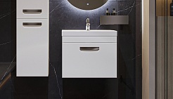 Velvex Тумба под раковину Estea 60.1Y белая матовая – фотография-2