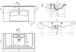 Dreja Мебельная раковина MyJoys Harmonia 100 – фотография-5