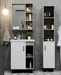 Onika Зеркальный шкаф Тимбер 60 дуб сонома – фотография-2