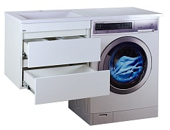 Misty Тумба с раковиной Фостер 120 L подвесная – фотография-6