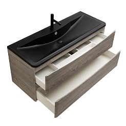 BelBagno Мебель для ванной Acqua 120 Pino Scania с раковиной BB1200/455-LV-ART-ALR-NERO – фотография-10