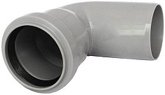 Хемкор Отвод ПВХ 3,2 Ду 50х90° с кольцом (416816)