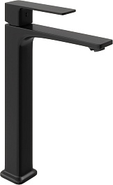 Teymi Смеситель для раковины чаши Lori T10260 черный матовый – фотография-1