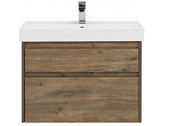 Aquanet Тумба с раковиной Nova Lite 90 2 ящика, дуб рустикальный – фотография-6