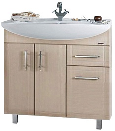 Водолей Мебель для ванной "Альфа 75" дуб – фотография-2