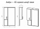 Misty Зеркало-шкаф для ванной Амбра 65 L – картинка-6