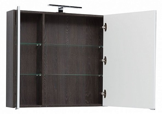 Aquanet Мебель для ванной Остин 85 белая/дуб кантербери – фотография-8