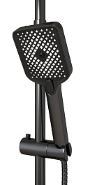 Mixline Душевая стойка 554233 вороненая сталь – фотография-4