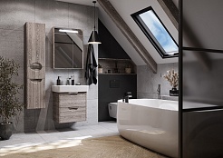 Акватон Мебель для ванной Сильва 60 дуб фьорд – фотография-2