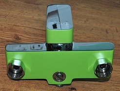 D&K Смеситель "Berlin Humboldt DA1433212" зеленый для ванны – фотография-4