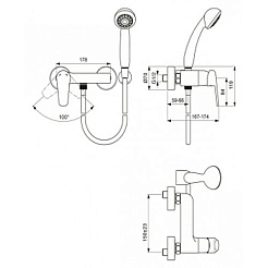 Vidima Смеситель для душа Balance BA266AA – фотография-2