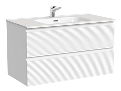 Sancos Тумба с раковиной Folk 90 bianco раковина Element 91 CN7002 – фотография-1