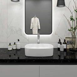 Teymi Раковина накладная в ванную Solli 51 artceramic белая T50209 – фотография-9