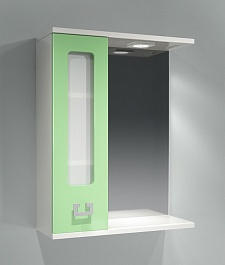 Какса-а Мебель для ванной "Витраж-Цвет 55" L фисташка – фотография-3