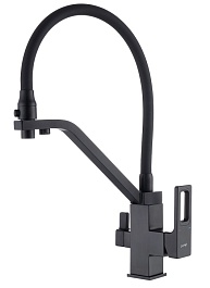 Frap Смеситель для кухни 35k G4317-6 чёрный – фотография-1