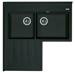 Florentina Мойка гранитная Адрия черный – фотография-1