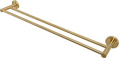 Cezares Полотенцедержатель двойной Relax RELAX-THD-65-BORO брашированное золото – фотография-1