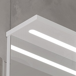 Volna Мебель для ванной Lake 70.2D.1Y R белая – фотография-17