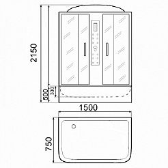 Parly Душевой бокс CNE150 – фотография-3