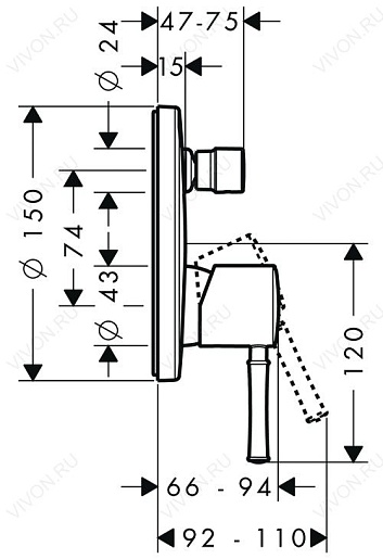Hansgrohe Смеситель "Talis Classic 14145000" – фотография-2