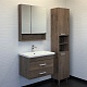 Comforty Мебель для ванной Никосия 70П подвесная дуб темный – фотография-19