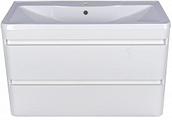 Style Line Мебель для ванной подвесная Атлантика 90, Люкс антискрейч, PLUS – фотография-2