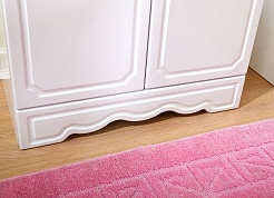 Бриклаер Мебель для ванной Лючия 70 белая, шкафчик – фотография-3