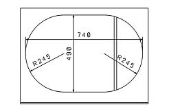 Florentina Мойка гранитная Родос 760 с крылом грей – фотография-3