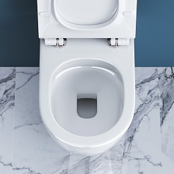 BelBagno Унитаз приставной Sfera-r BB2141CBR/BB2111SC безободковый – фотография-11