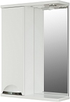 Mixline Зеркало-шкаф Этьен 50 L белый