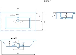 Onika Тумба с раковиной Амара 85.13 подвесная баменда – фотография-10