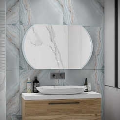 Continent Зеркало Polaris Led 1200x700 – фотография-7