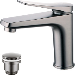 Lemark Смеситель для раковины Bronx LM3706GM графит – фотография-1